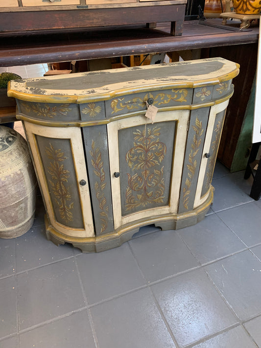 Entry way table with storage 3 doors, 1 drawer 44.5”w x13.25”d x 35”h