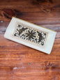 1960s White Saddle Cowhide Wallet