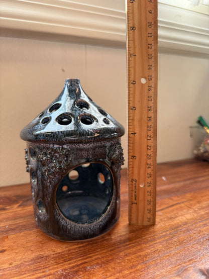 Icelandic Lava Pottery Tea Light holder