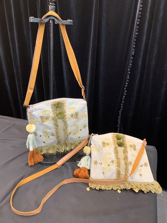 Tapestry crossbody bag